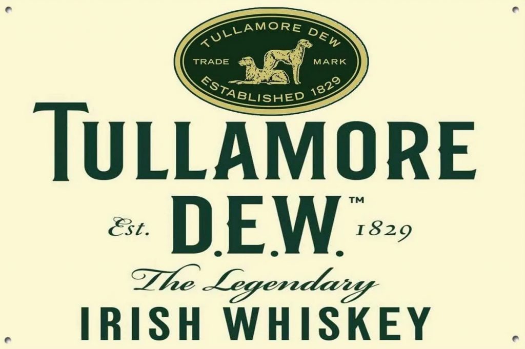 Знаменитый логотип виски Талламор Дью (Tullamore Dew)